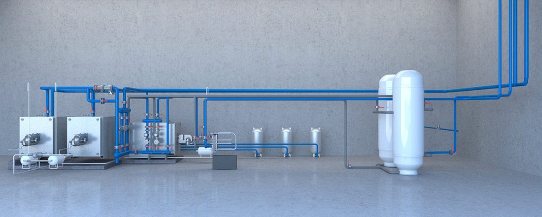 Instalaciones sector sanitario esquema-bIm-produccion-de-calor-y-sala-de-acumulacion-con-tuberias-de-polipropileno